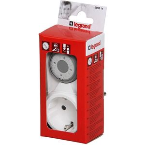 Mechanische schakelklok met stekker 2P+A 16A - 3680W - 230V