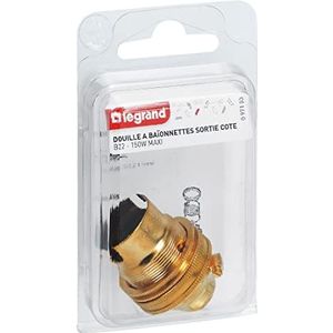 Legrand leg97103 fitting met ring/zijkant exit voor kabel B22 bajonet gloeilamp