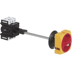 BACO 165009 Lastscheidingsschakelaar Uitschakelbaar 25 A 1 x 90 ° Geel, Rood 1 stuk(s)