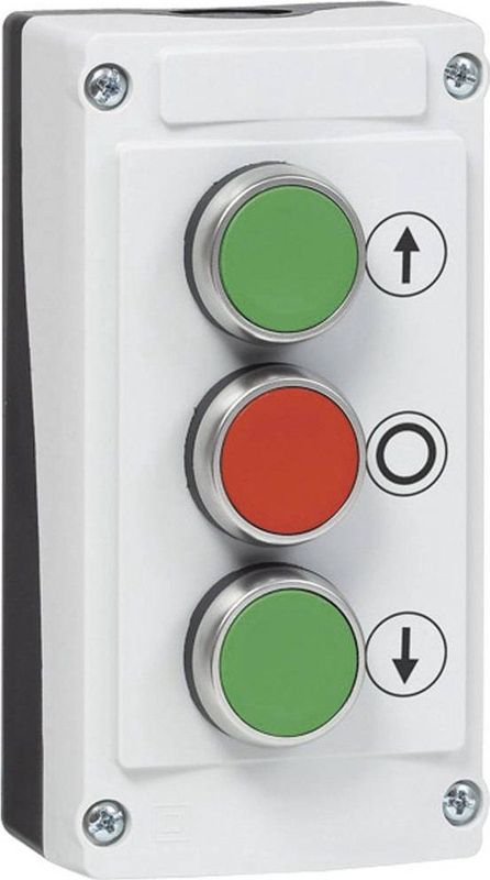 BACO - LBX30430 - Druktoets - Rood, Groen - Kunststof - IP66 - 1 stuk