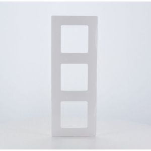 Legrand Niloé afdekplaat 3-voudig vert/hor Wit