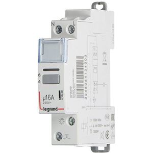 LEGRAND 412400 eenpolige vergrendelingsrelais, stil, 16a