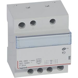 Legrand LEXIC 1-Fase Transformator 24V - 413096 - E25QP
