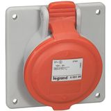 Legrand - CEE-stopcontact - Rood - Polyamide 6 - 16 A - 400V - 5-polig