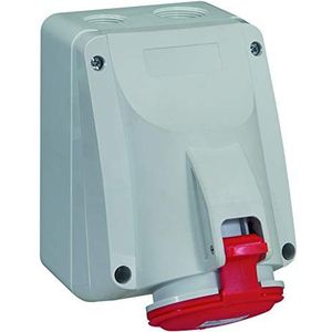 Legrand - 555258 - Stopcontact - Rood - 32A-400V - 4-polig - Beschermingsklasse IP44