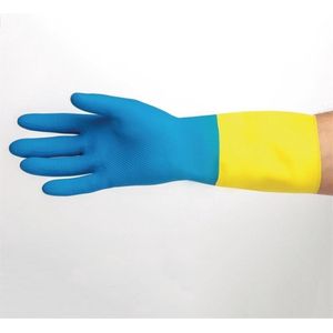 MAPA Alto 405 Waterdichte Heavy-Duty Werkhandschoenen Blauw En Geel