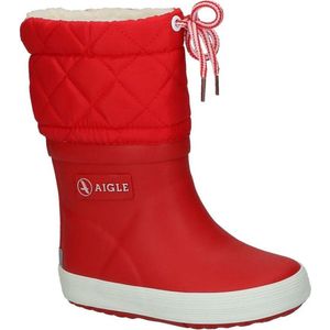 Regenlaarzen Lolly Pop Giboul�e AIGLE� voor jongens rood/wit