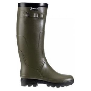 Regenlaars Aigle Benyl Brede Schacht Kaki-Schoenmaat 39