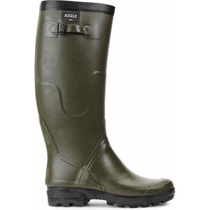 Regenlaars Aigle Benyl Brede Schacht Kaki-Schoenmaat 43