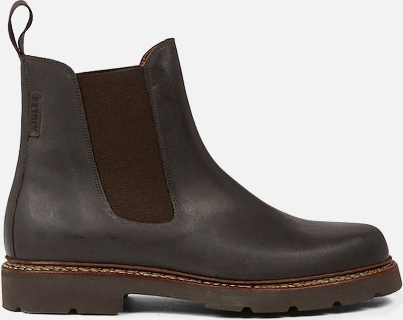 Aigle Quercy Dark Brown - Regenlaarzen - Bruin