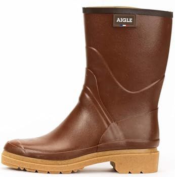 Aigle - Bison 2 - Regenlaarzen - Groen - Rubber - Zelfreinigende Loopzool