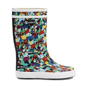 Regenlaars Aigle Kids Lolly Pop Theme Terrazzo