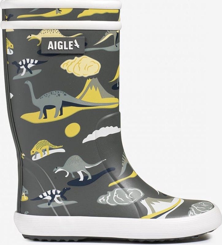 Aigle - Lolly Pop Play2 - Regenlaars - Dino - Rubber