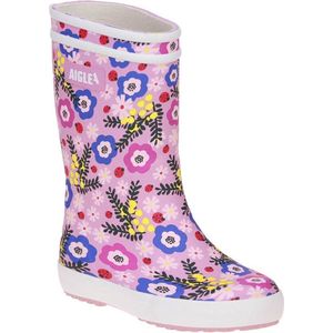 Aigle - Regenlaars - Roze - Rubber - Met Bloemen
