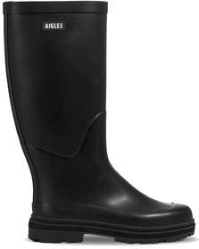 Aigle - Dameslaarzen - Ultra Rain Black voor Dames van Katoen - Maat 40 - Zwart