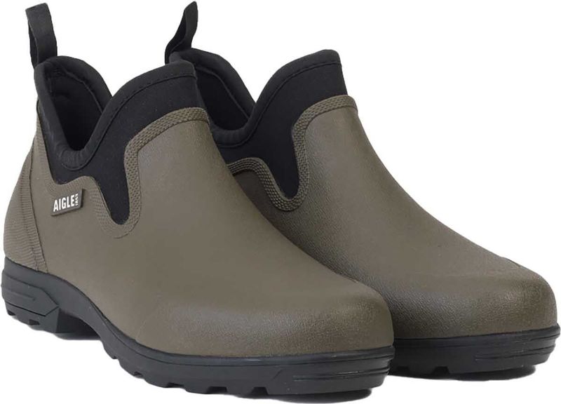 Aigle - Lessfor Plus 2 - Klomp - Kaki - Natuurlijk Rubber
