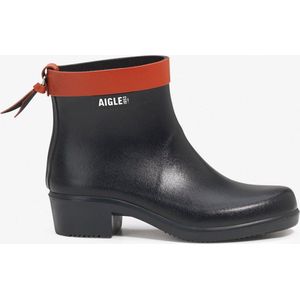 Aigle - Myrica - Regenlaarzen - Zwart - Handgemaakt - Comfortabele Bovenkant