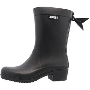 Aigle - Myrica - Regenlaarzen - Zwart - Rubber