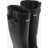 Aigle - Aiglentine Fur 2 - Regenlaars - Noir - Gomma Plus Natuurrubber