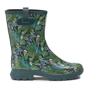 Aigle ALYA Print halfhoge dameslaarzen, KEW Green Planet, 35 EU, Kew Green Planet, 35 EU