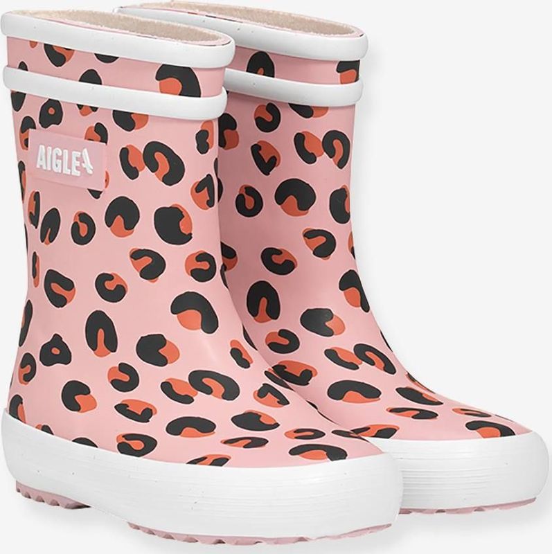 Aigle - Baby Flac Play2 - Regenlaarzen - Roze - Natuurrubber