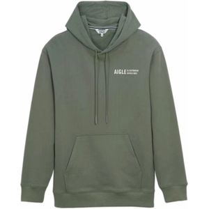 Aigle - AIS24MSWE003 - Hoodie - Romarin - 100% Katoen