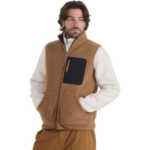 Aigle - Sleeveless Fleece M Kraft - Mouwloos Fleece - Bruin