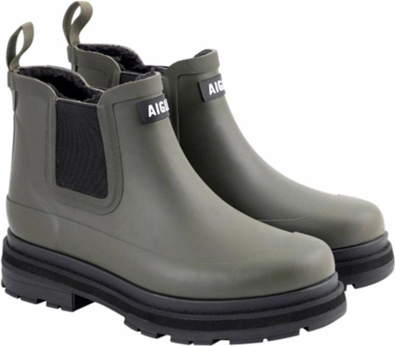 Aigle - Soft Rain Fur Booties - Regenlaarzen - Zwart - Kunststof