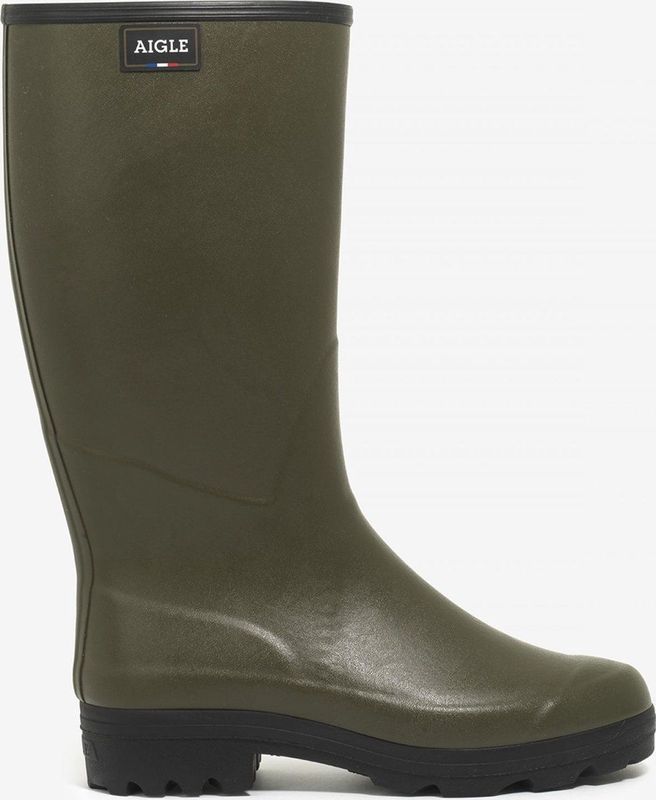 Aigle - Chambord Neomes - Regenlaarzen - Kaki - Natuurrubber - Antislip