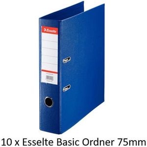 Esselte 320210 plastic map standaard, DIN A4, 75 mm, blauw