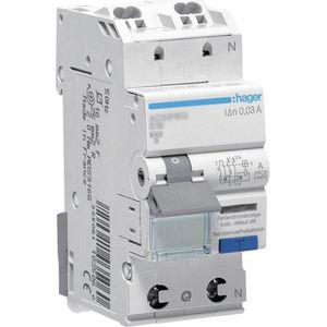 Aardlekschakelaar - Zekeringautomaat - 1P+N - 6 kA - B-16 A - 30 mA - Type A