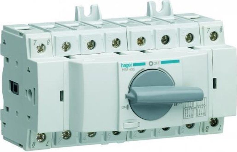Hager vermogenschakelaar met omvormer - HIM406 - E2P3X