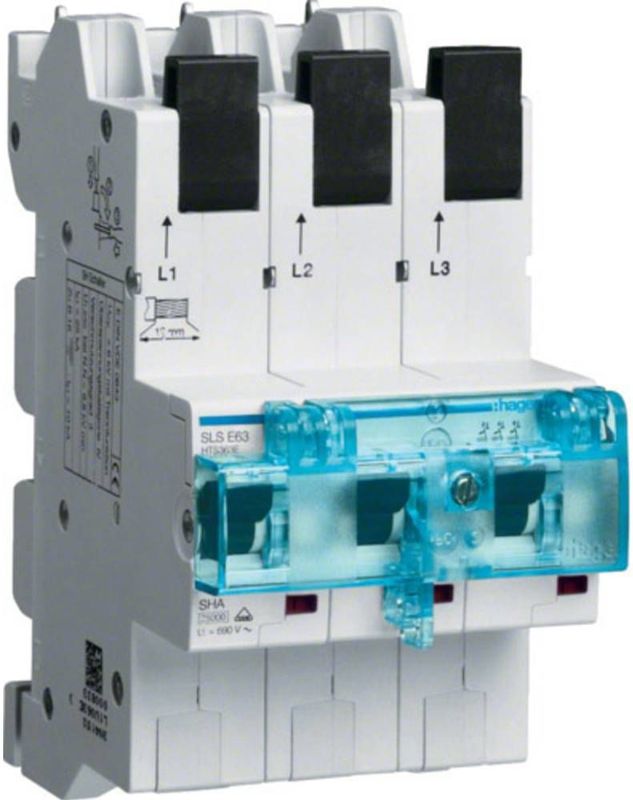 Hager HTS363E SLS-Schalter 63A 3P Sammelschien