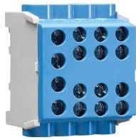 Hoofdkabelaftakklem - 1-polig - 2x35mm-6x25mm - IP20 - Blauw