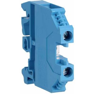 Hager montageklem 10mm2 blauw