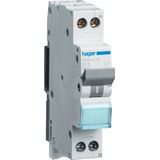 Hager - MKN B-Karakteristiek Automaat - Uitschakelkarakteristiek B - 16A - 2 Polig - 240V