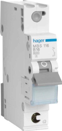 Hager MBS106 Sicherungsautomat 1P B6A SSK