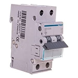 Stroomonderbreker 2P C 2A 6kA AC MCN202E