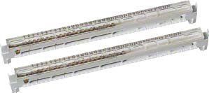 Hager - VZ523 PE/N - Klemmenhouder - 2x22 Klempunten - Elektronica Benodigdheden