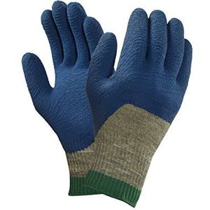 Ansell PGK10BL Tropic-handschoenen van natuurlijk rubberlatex, mechanische bescherming, maat 9 (zak met 12 paar)