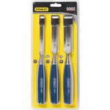 Stanley - Houtbeitelset - 3-delig - Roestwerende Laklaag - Polypropyleen