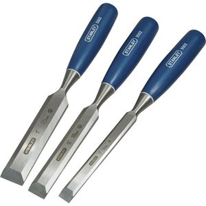 Stanley - Houtbeitelset - 3-delig - Roestwerende Laklaag - Polypropyleen