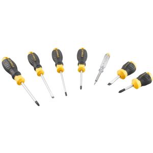Stanley STHT16166-0 CUSHION GRIP™ Schroevendraaierset PH / SL / Spanningszoeker - 6-delig