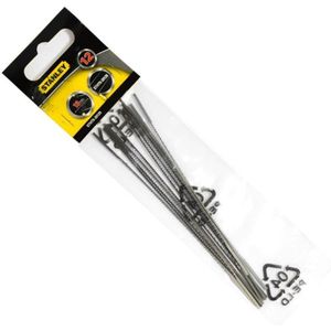 12Pcs 5 10/15/18/24 Tanden Pinned Scroll Zaagbladen Houtbewerking Zaagbladen Power Tools Accessoires 127Mm Zwart