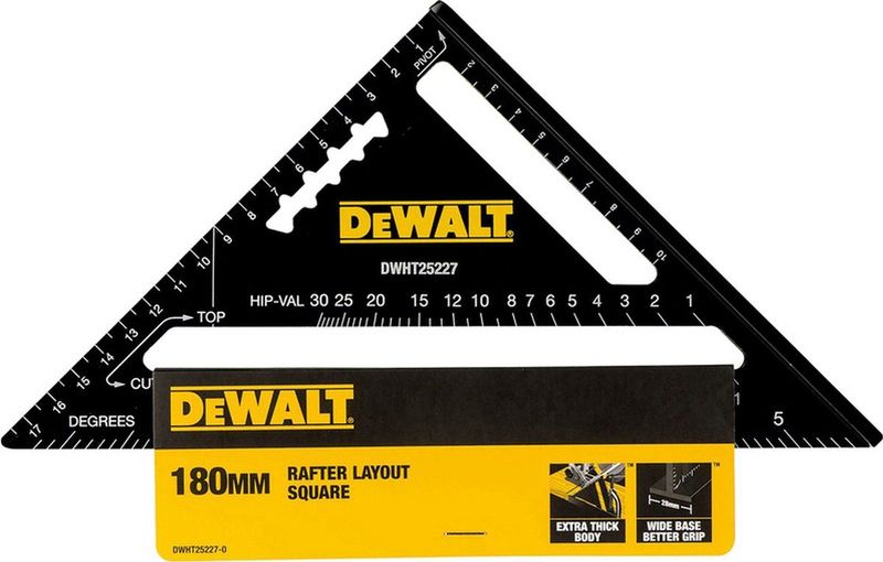 DeWALT DWHT25227-0 Multi Bouwdriehoek 18cm