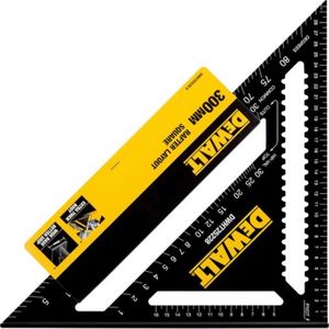 DeWalt Winkeldreieck Speed Square, aus Aluminium, 300mm (11,81 Zoll), mit Anschlag