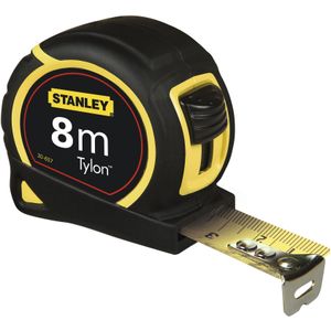 Stanley Rolbandmaat - Tylon Softgrip - 25 Mm X 8 M - 0-30-657 Blis