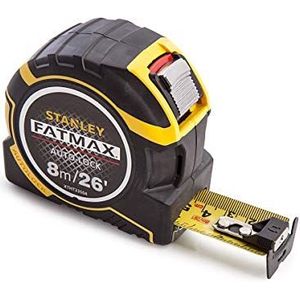 Stanley ZSTA-0-33-504 STA033504 FatMax Autolock Pocket Tape 8m/26ft (breedte 32mm) Pro 8 m/26 ft, veelkleurig