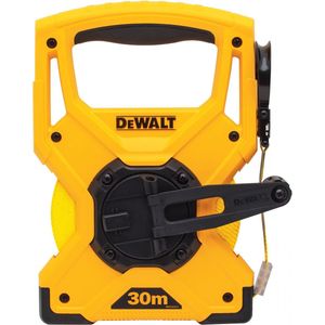 DeWALT DWHT34218-0 Landmeter - Glasvezel - 30m x 12,7mm - Versterkte Haakverbinding