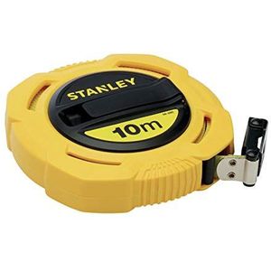 Stanley Capsulebandmaat glasvezel (10 m lengte, 12,7 mm breedte, ABS-kunststof, PVC-beschermende coating) 0-34-295